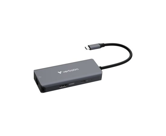 Dokstacija Verbatim USB-C Essentials Multiport Hub 6 Port RJ45 Usb HUB