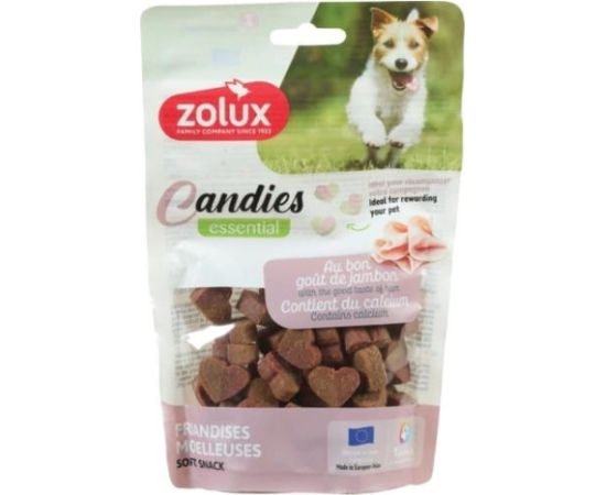 ZOLUX Miękkie przysmaki treningowe dla psa CANDIES mini serduszka 150g Suņu barība