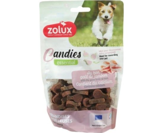 ZOLUX Miękkie przysmaki treningowe dla psa CANDIES mini udka z szynką 150g Suņu barība