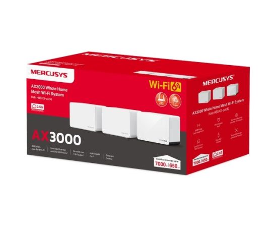 System mesh Mercusys HaloH85X(3-pack) Access Points