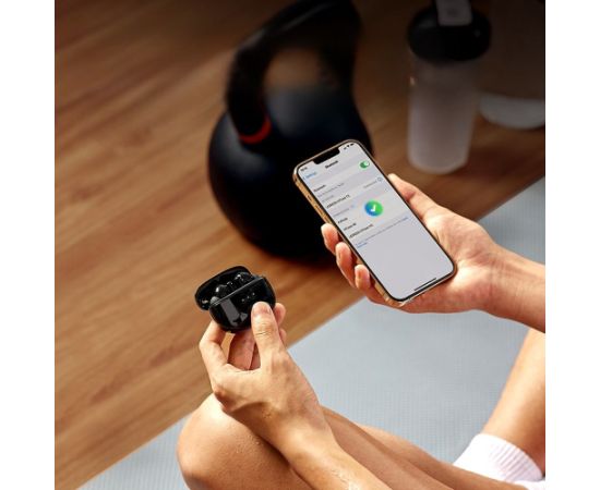 Wireless headphones Ugreen WS106 HiTune T3 Active Noise-Cancelling Earbuds black Austiņas