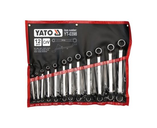 Atslēgu komplekts Yato YT-0398; 6-32 mm; 12 gab. Механические инструменты