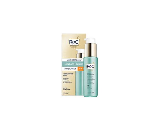 ROC Multi Correxion Hydrate & Plump Moisturiser SPF 30 - Hydratační denní krém 50ml Уход за лицом