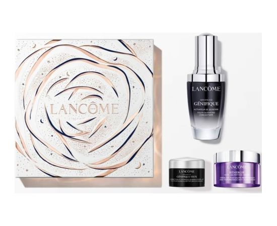 Set Lancome: Advanced Genifique, Anti-Aging, Serum, For Face, 30 ml + Rénergie HPN 300-Peptide, Anti-Aging, Cream, For Face, 15 ml + Advanced Genifique, Hydration, Eye Cream, 5 ml For Women Dāvanu komplekti