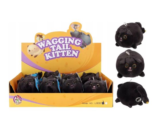 Mega Creative ZAB NACIAG KOTEK PLUSZ 12CM MC DISP 12/144 Mīkstās rotaļlietas