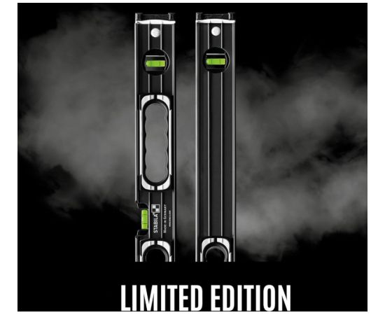 Līmeņu komplekts 196-2 Dark Shadow 61cm + 122cm, Stabila Jaunumi -Dārzam