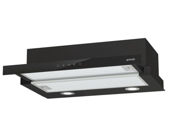 Gorenje TH64E4BG Iebūvēts tvaika nosūcējs 60cm melns Tvaika nosūcēji, iebūvējami