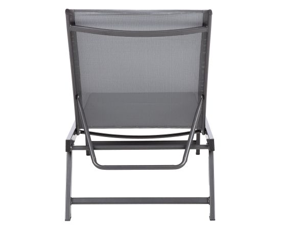 Sauļošanās krēsls ARIO tumši pelēka Dārza krēsli