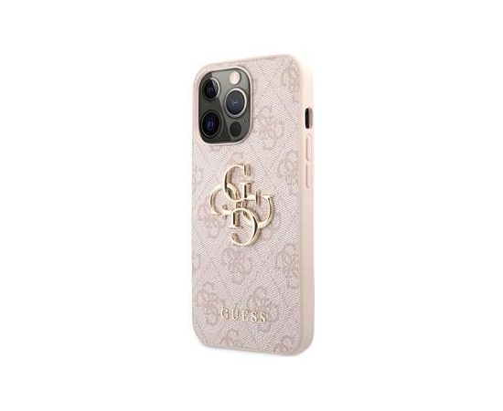Guess Apple  iPhone 13 Pro Max Metal Logo Case Pink Neoriģinālie Maciņi