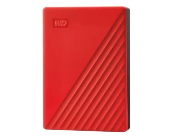 Western Digital HDD External WD My Passport 6TB USB3.2 Red Ārējie cietie diski HDD SSD