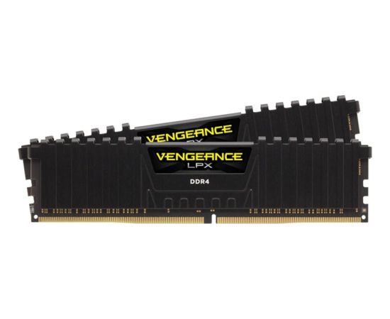 Corsair DDR4 16 GB 3000-CL16 - Dual-Kit - Vengeance LPX Black RAM Operatīvā atmiņa