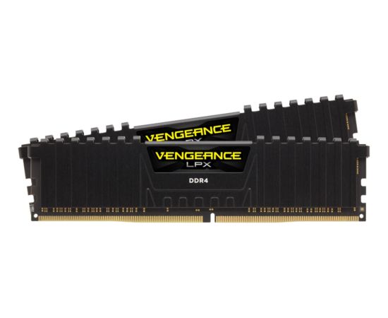 Corsair DDR4 16GB 2666 Kit - Black - CMK16GX4M2A2666C16 - Vengeance LPX RAM Operatīvā atmiņa