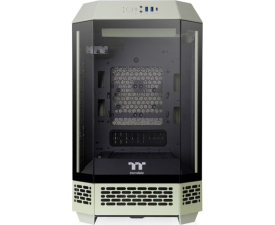 Thermaltake The Tower 250 , tower case (light green, tempered glass) Корпуса