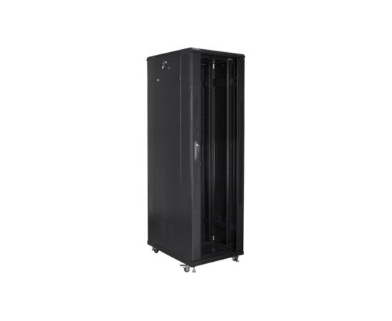 Lanberg Rack cabinet 19" free-standing 42U/800x800 (flat pack) FF01-8842-12B Black Serveri un to komponentes