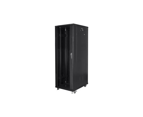 Lanberg Rack cabinet 19" free-standing 47U/800x800 (flat pack) FF01-8847-12B Black Serveri un to komponentes