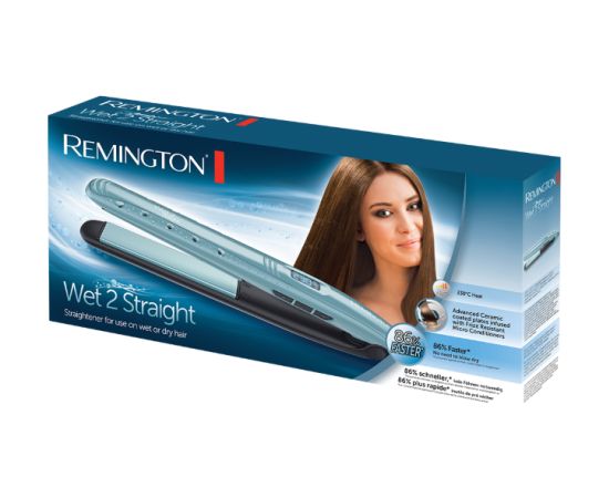 Remington Straightener S7300 Wet2Straight Ceramic heating system Temperature (min) 140 °C Temperature (max) 230 °C Matu taisnotāji