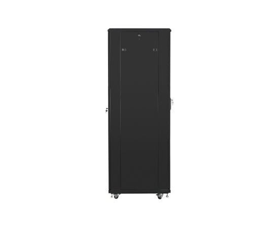 Lanberg Rack cabinet 19" free-standing 42U/600x800 (flat pack) with mesh door FF01-6842-23B Black Serveri un to komponentes