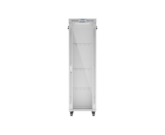 Lanberg Rack cabinet 19" free-standing 42U/600x800 (flat pack) with glass door, LCD FF01-6842-12SL Grey Serveri un to komponentes