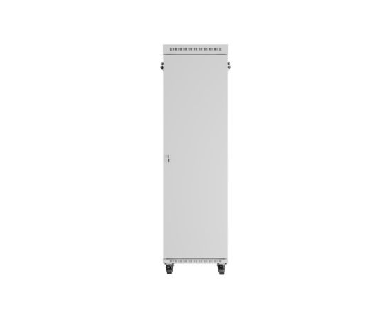 Lanberg Rack cabinet 19" free-standing 42U/600x800 (flat pack) with glass door, LCD FF01-6842-12SL Grey Serveri un to komponentes