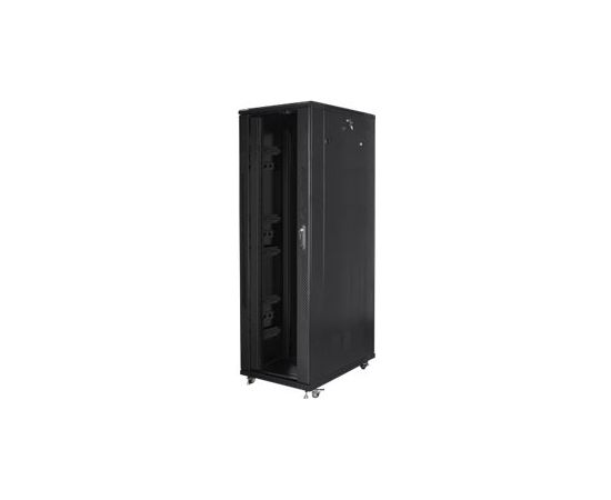 Lanberg Rack cabinet 19" free-standing 42U/800x1200 (flat pack) FF01-8242-12B Black Serveri un to komponentes