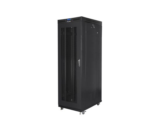 Lanberg Rack cabinet 19" free-standing 42U/800x1000 (flat pack) with mesh door, LCD FF01-8042-23BL Black Серверы и компоненты серверов
