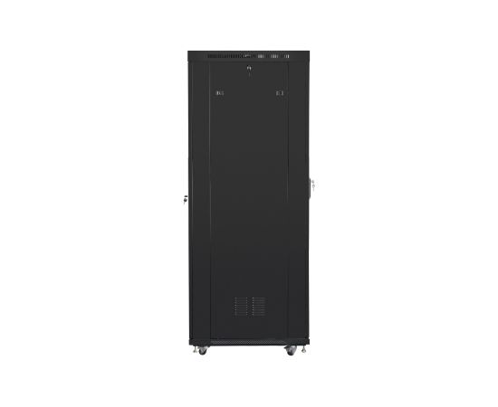 Lanberg Rack cabinet 19" free-standing 42U/800x1000 (flat pack) with mesh door, LCD FF01-8042-23BL Black Серверы и компоненты серверов