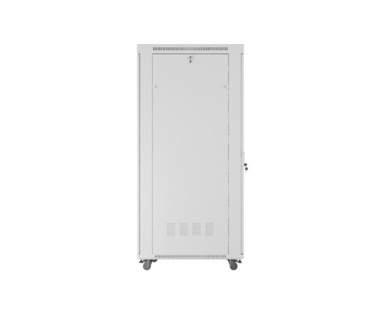 Lanberg Rack cabinet 19" free-standing 42U/800x1000 (flat pack) with glass door, LCD FF01-8042-12SL Grey Serveri un to komponentes