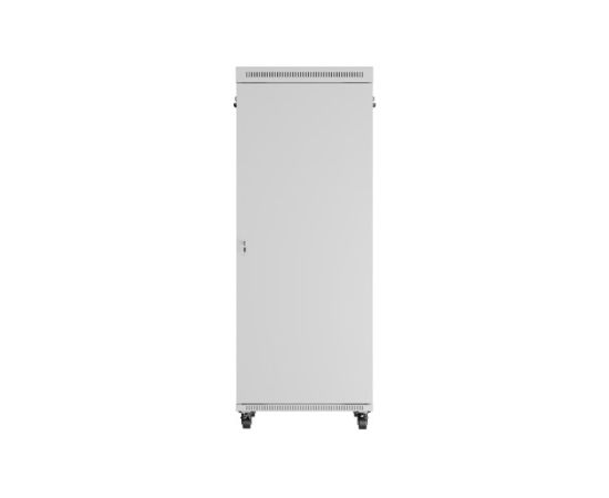 Lanberg Rack cabinet 19" free-standing 42U/800x1000 (flat pack) with glass door, LCD FF01-8042-12SL Grey Serveri un to komponentes