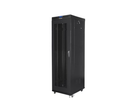 Lanberg Rack cabinet 19" free-standing 42U/600x800 (flat pack) with mesh door, LCD FF01-6842-23BL Black Серверы и компоненты серверов