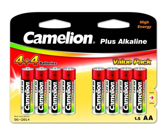 Camelion AA/LR6 Plus Alkaline 8 pc(s) Батарейки, аккумуляторы