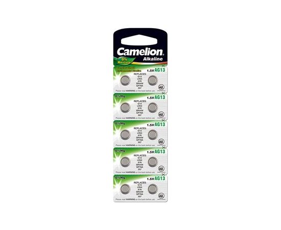 Camelion AG13/LR44/357 Alkaline Buutoncell 10 pc(s) Baterijas un akumulatori