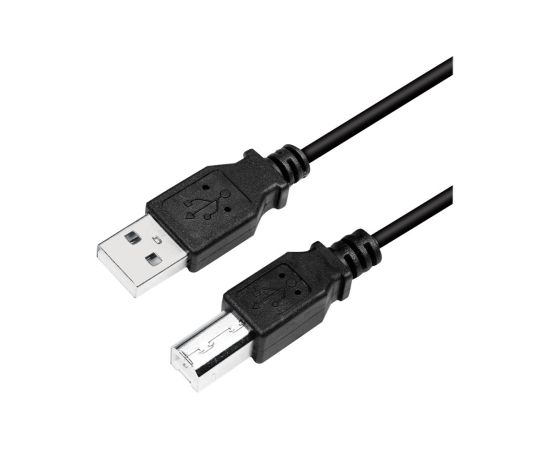 Logilink USB cable USB 2.0 A to B 2x male CU0009B USB-A to USB-A USB-B male USB-A male Data USB kabeļi