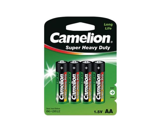 Camelion R6P-4BB AA/LR6 Super Heavy Duty 4 pc(s) Baterijas un akumulatori