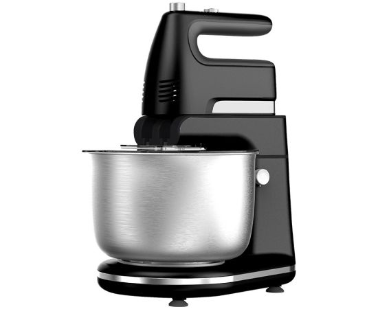 Maestro MR-553 Stand mixer with rotating bowl 600 W Black, Steel Mиксеры
