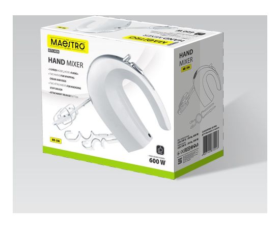 Maestro MR-506 Hand mixer White Крупная бытовая техника
