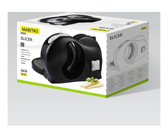 Maestro MR-591 Slicer Black Pārtikas šķēlētāji