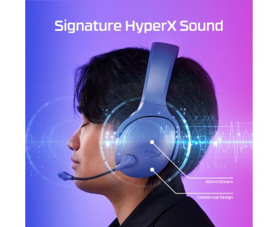 HEADSET HYPERX CLOUD JET/WRL GAM BLACK AJ0T1AA HYPERX Austiņas