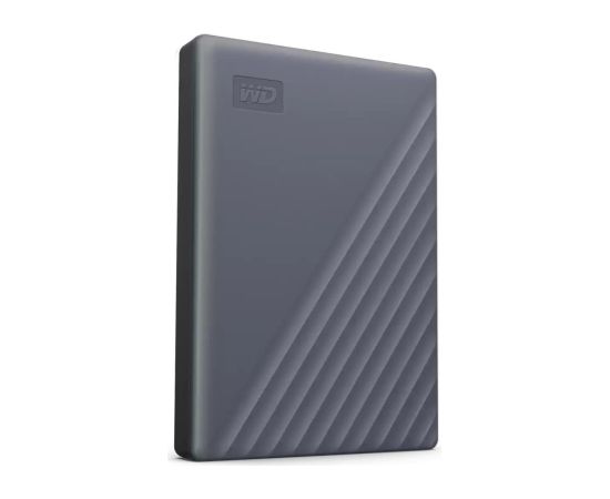 External HDD WESTERN DIGITAL My Passport WDBWML0020BGY-WESN 2TB USB-C Colour Grey WDBWML0020BGY-WESN Ārējie cietie diski HDD SSD