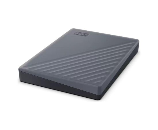 External HDD WESTERN DIGITAL My Passport WDBWML0020BGY-WESN 2TB USB-C Colour Grey WDBWML0020BGY-WESN Ārējie cietie diski HDD SSD