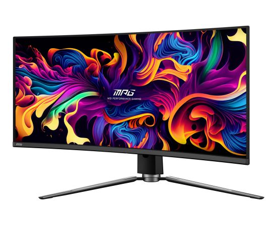 Monitor MSI 34" Gaming/Curved/21 : 9 Panel QD-OLED 3440x1440 240 Matte 0.03 ms Swivel Height adjustable Tilt Colour Black MPG341CQPXQD-OLED Monitori