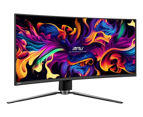 Monitor MSI 34" Gaming/Curved/21 : 9 Panel QD-OLED 3440x1440 240 Matte 0.03 ms Swivel Height adjustable Tilt Colour Black MPG341CQPXQD-OLED Monitori