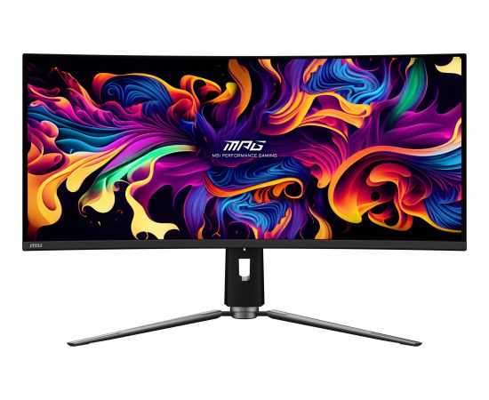 Monitor MSI 34" Gaming/Curved/21 : 9 Panel QD-OLED 3440x1440 240 Matte 0.03 ms Swivel Height adjustable Tilt Colour Black MPG341CQPXQD-OLED Monitori