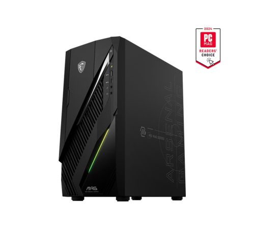 PC MSI MAG Infinite E1 Desktop Intel® CoreT i5 i5-14400F 16 GB DDR5-SDRAM SSD 1000 GB NVIDIA GeForce RTX 5060 Ti MAGINFE114NVN5-230XEU Personālie datori