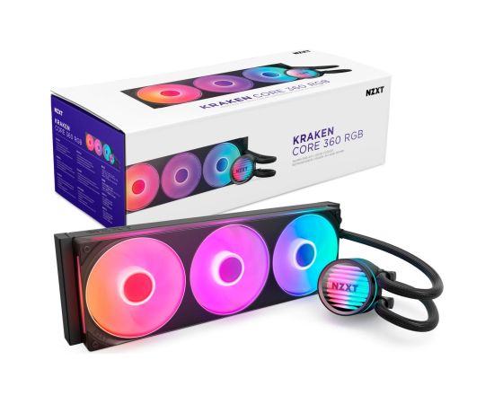 CPU COOLER MULTI SOCKET/KRAKEN 360 RGB NZXT Procesoru dzesēšana