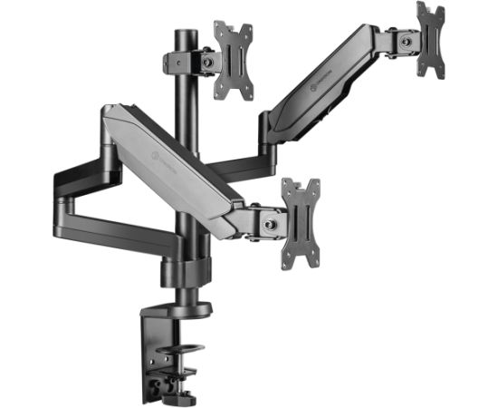 ONKRON Triple Monitor Desk Mount Stand for 13-32-Inch LCD LED Screens up to 8 kg, Black Крепления для телевизоров