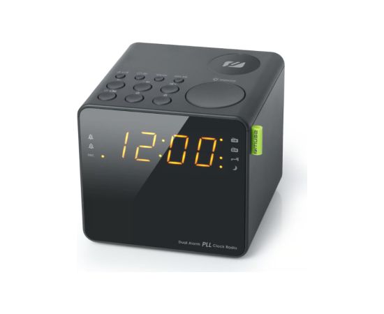 Divu modinātāju pulksteņa radio PLL, 2×1,5 V, M 187 CR, MUSE Radio, Radio pulksteņi