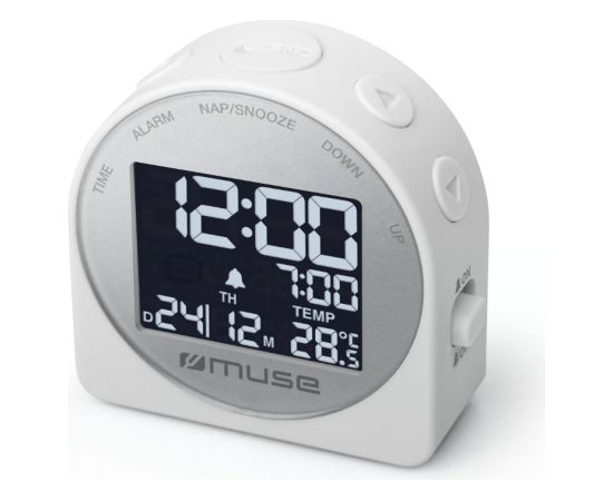 Pārnēsājams pulkstenis, 2×1,5 V, M 09 CW, MUSE Radio, Radio pulksteņi