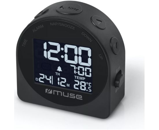 Pārnēsājams pulkstenis, 2×1,5 V, M 09 C, MUSE Radio, Radio pulksteņi