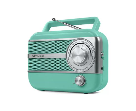Pārnēsājams radio, 4×1,5 V, M 056 AG, MUSE Radio, Radio pulksteņi