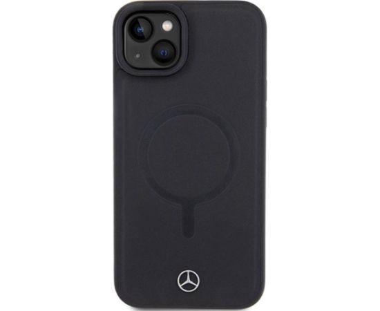 Mercedes Smooth Leather MagSafe Back Case Защитный Чехол для Apple iPhone 15 Plus Чехлы - альтернативные